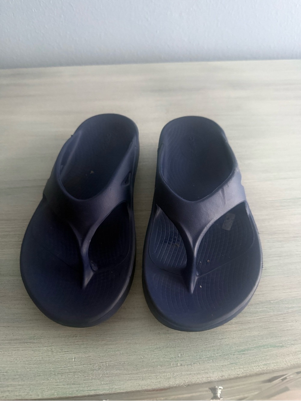 Women's Navy Blue Comfort Flip Sandals